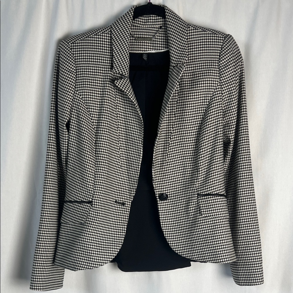 White House Black Market Houndstooth Blazer‎